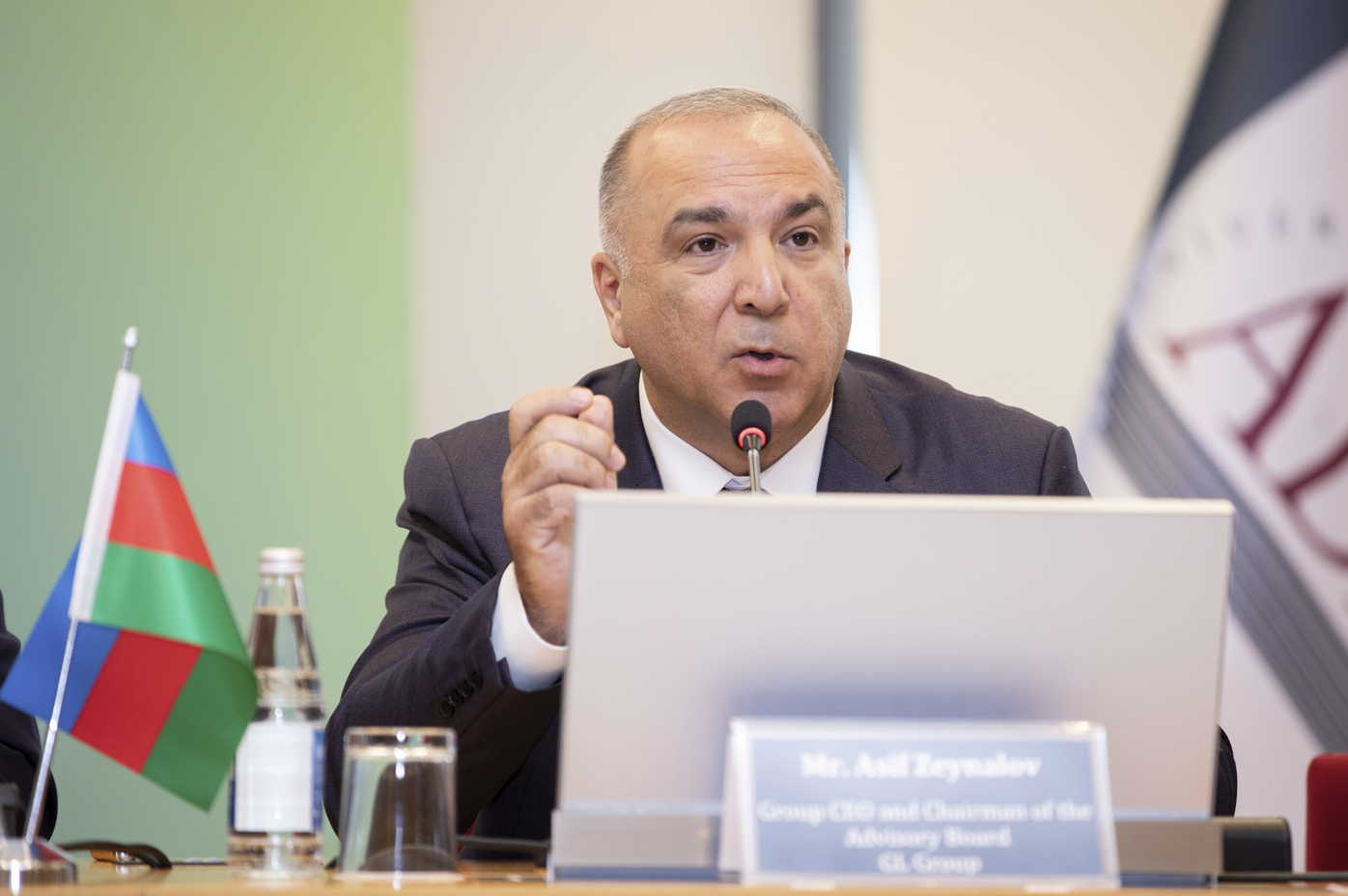 Asif Zeynalov delivers opening remarks at the 18th Baku Summer Energy School