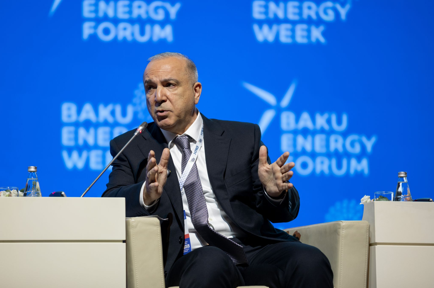 GL Group CEO Asif Zeynalov speaks at the 31st Baku Energy Forum